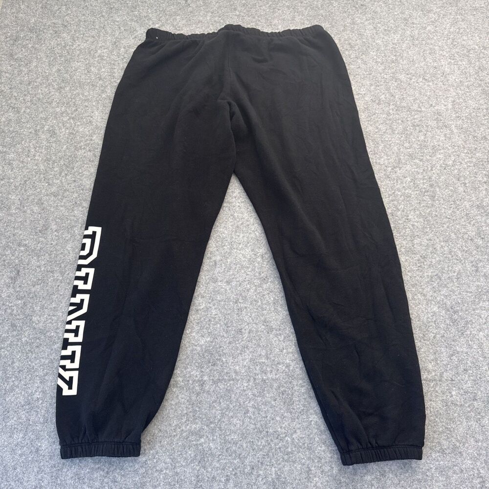 PINK Victoria's Secret Women's Gray Logo Jogger Pants L Cotton Blend - Picture 5 of 12